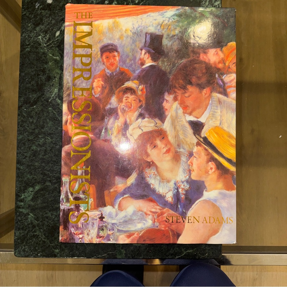 Vintage “The Impressionists Art” coffee table Book by Steven Adams